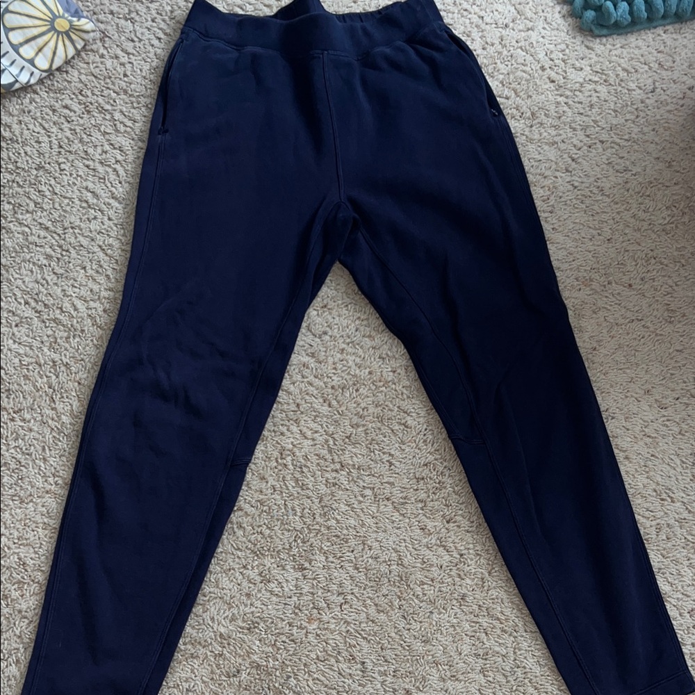 Lululemon Navy Blue tapered sweats